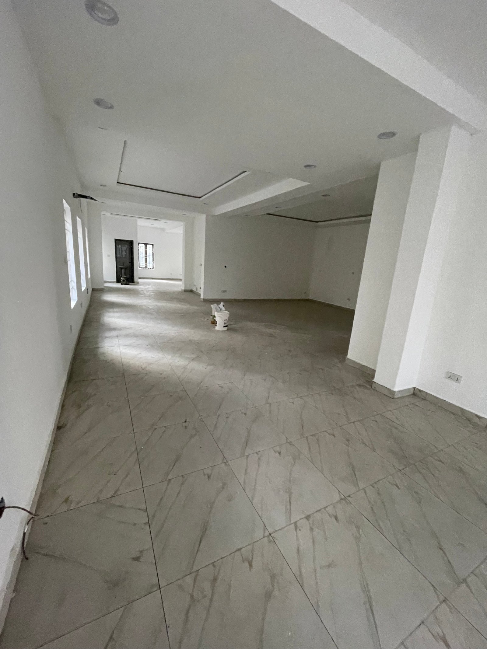 Newly built office space