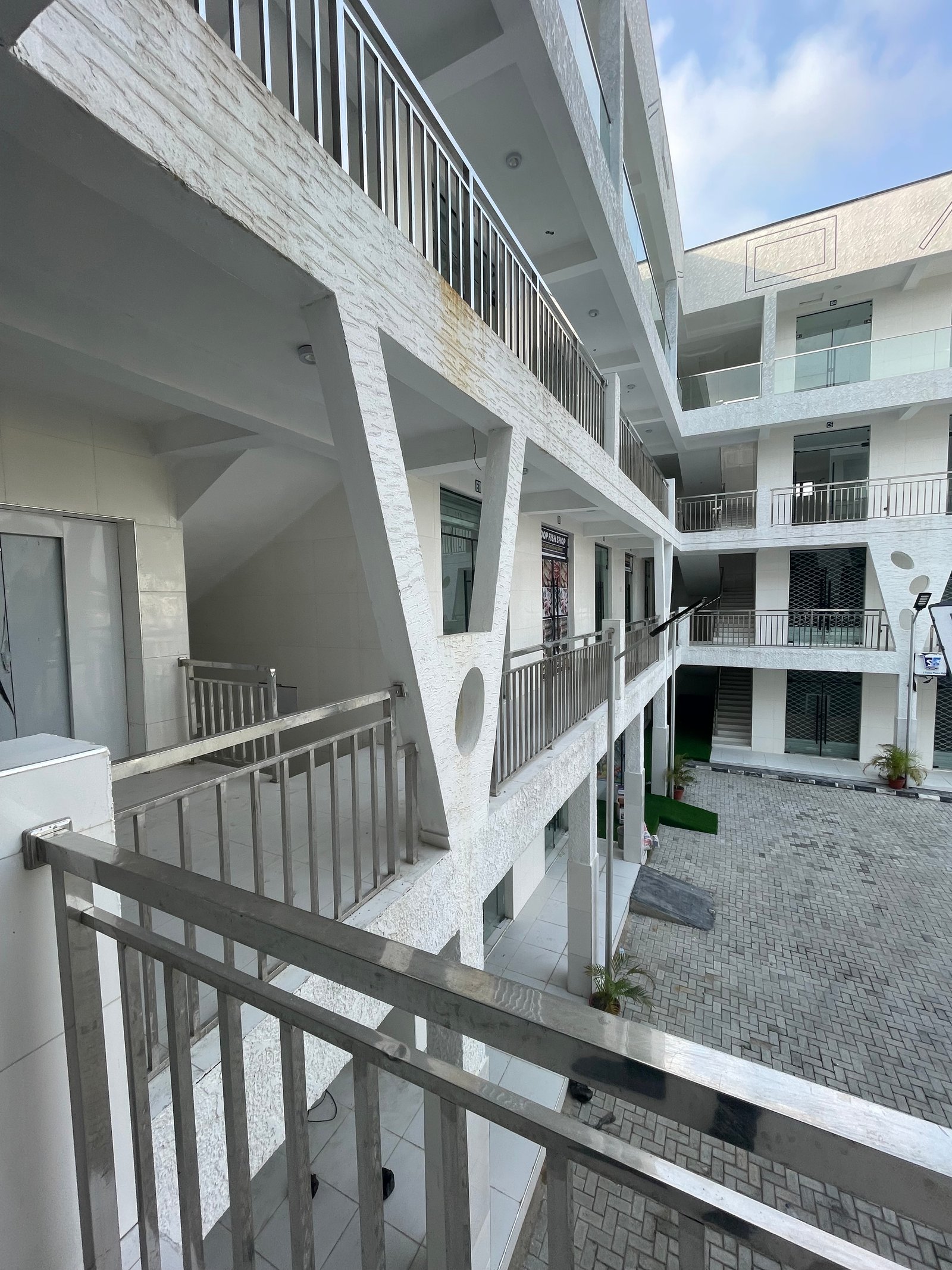 Newly built shop space